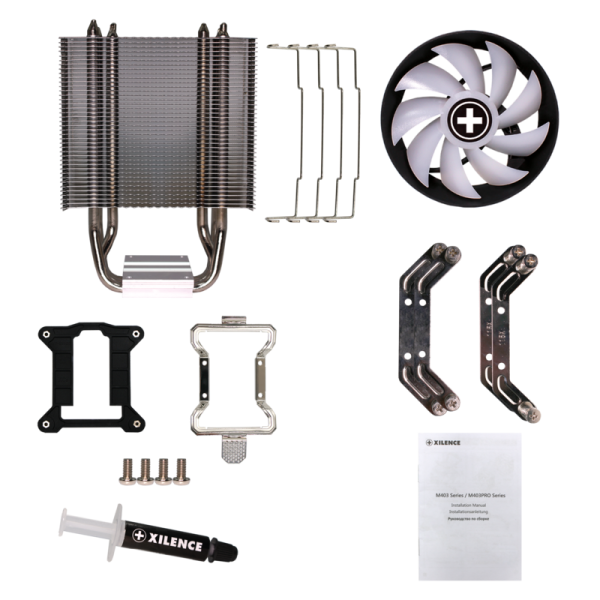 PRO K Cooler Multi Xilence M403 Black Pro ARGB | 1700 FMx AM3/4 115x 1200.2011 TDP 150W XC129