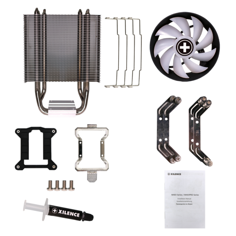 PRO K Cooler Multi Xilence M403 Black Pro ARGB | 1700 FMx AM3/4 115x 1200.2011 TDP 150W XC129
