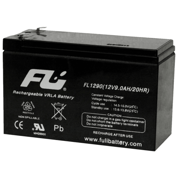 FULI BATTERY 12V / 9AH. F2 TERMINAL