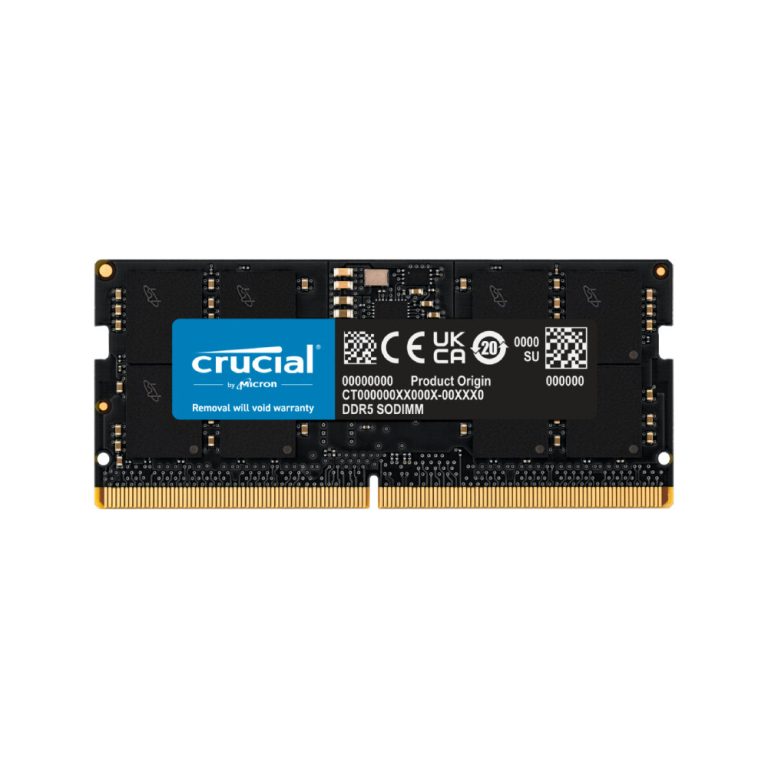 RAM DDR5 SODIMM 5600Mhz 16GB Crucial CT16G56C46S5