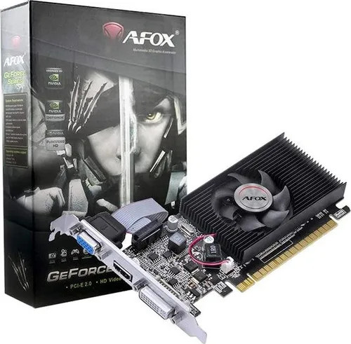 AFOX Graphic Card PCI Express 2.0 GeForce GT610 2GB DDR3 2048MB/1024MB HDMI DVI AF610-2048D3L7-V6