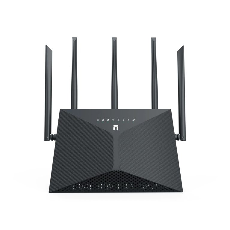 Netis Router Wireless Dual Band 6 AX3000 1.3GHz CPU full gigabit ports 5x Fixed Antennas NX30