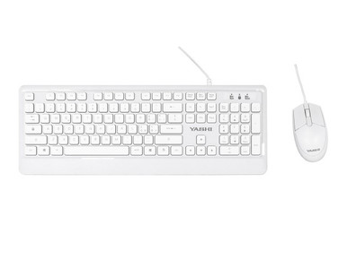 YASHI EXCLUSIVE USB KEYB+MOUSE WHITE