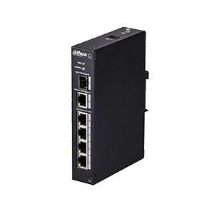 Dahua 4-Port PoE Switch Unmanaged Hi-PoE 60W 250 m long distance PoE transmission PFS3106-4ET-60