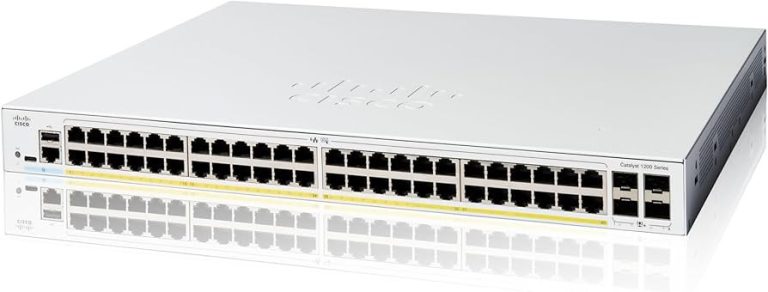 Cisco Catalyst 1200 48-port GE PoE 4x1G SFP CBS220-24P-4G-EU