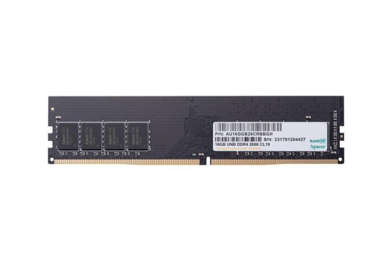 Apacer Ram 16GB (1x16GB) DDR4 2666Mhz DIMM CL19 EL.16G2V.GNH