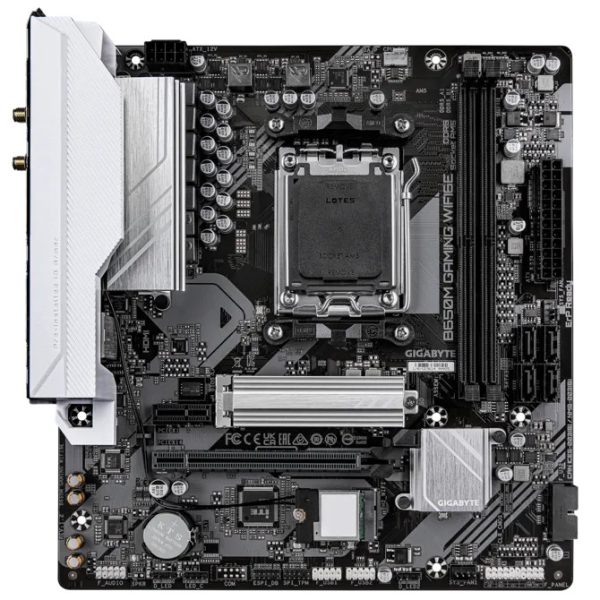 Gigabyte GA-B650M Gaming WIFI6E (AM5) 2 x DDR5 DIMM up to 128 GB