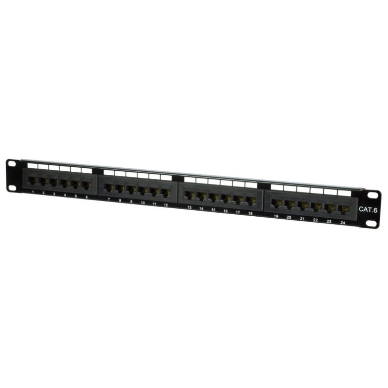 Leksus Cat6 patch panel UTP 24-port 1U/19" LKS-PP-UC6-2524