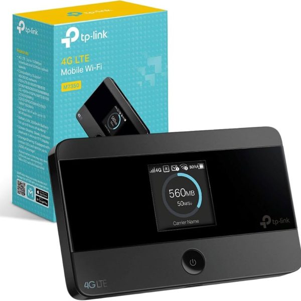 TP-Link Router Mobile 4G LTE 150 Mbps download 50 Mbps upload Wifi 1Sim Card 2000mAh Battery M7350
