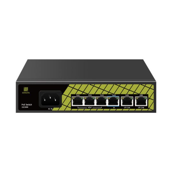 GNT-P9206EA SWITCH 4POE+2 UP LINK