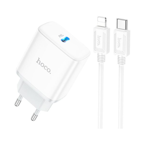 Hoco 20W Charger Set Type-C to Lightning