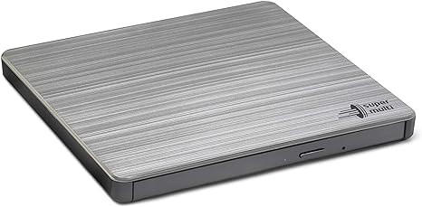 Hitachi-LG GP60 DVDRW External DVD-Burner HLDS GP60NS60 Slim USB Silver GP60NS60.AUAE12S