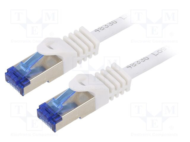 LogiLink Patch Cable 1m Ultraflex Cat.6A S/FTP White C6A031S