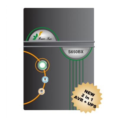 POWER TREE UPS 650 VA / 390 WATTS. LINE-INTERACTIVE. OUTLETS: 3X C13. INPUT: 145 - 275V. OUTPUT: 230V. TOWER. AVR.