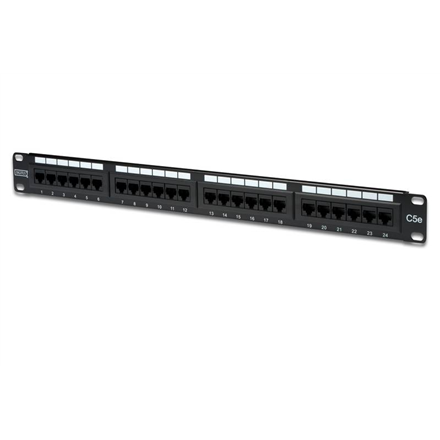 Logilink Patch Panel Cat.5e UTP 24-Port black NP0027
