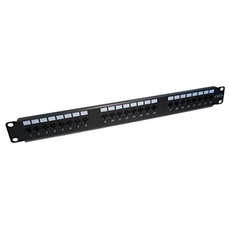 UTP CAT 5E PATCH PANEL 24 PORTS ALS-PP524