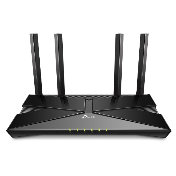 TP-Link Router Wi-Fi AX3000 WiFi 6 Dual band 4 Antennas 2 Core CPU OFDMA MU-MIMO USB 3.0 2402 Mbps on 5 GHz band and 574 Mbps on 2.4 GHz band Archer AX50