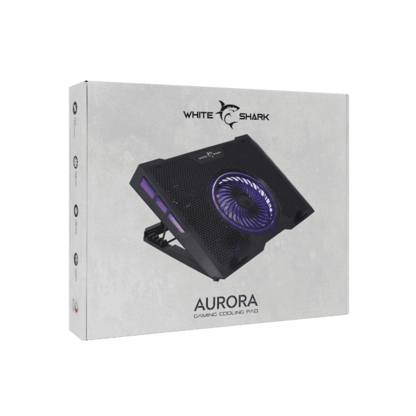 White Shark COOLING PAD GCP-13 AURORA / 5 fans RGB