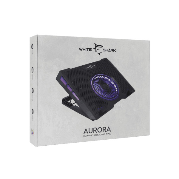White Shark COOLING PAD GCP-13 AURORA / 5 fans RGB