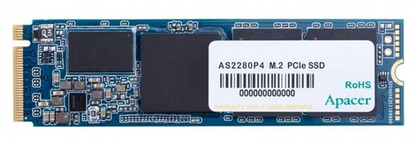 Apacer SSD M.2 512GB M.2 PCIe Gen 3 x4 AS2280P4 Black