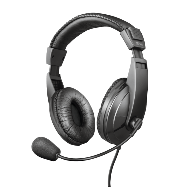 TRUST HEADSET QUASAR FOR PC AND LAPTOP. BLACK #21661