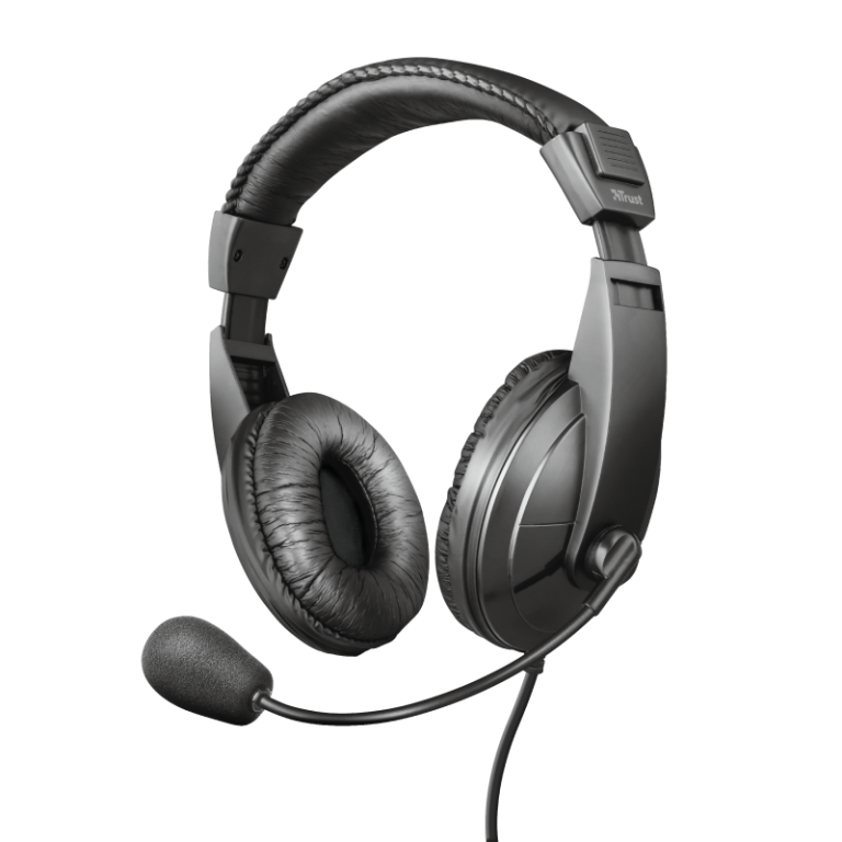 TRUST HEADSET QUASAR FOR PC AND LAPTOP. BLACK #21661
