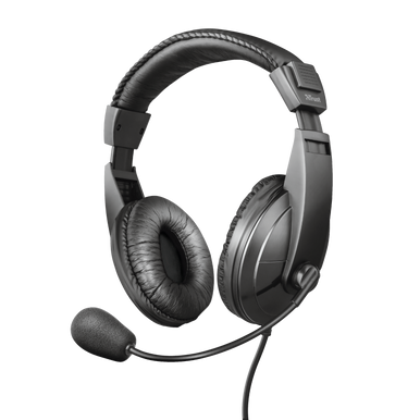 TRUST HEADSET QUASAR FOR PC AND LAPTOP. BLACK #21661