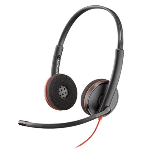 HP Poly Headset Blackwire 3220 Stereo USB-C + USB-C/A Adapter