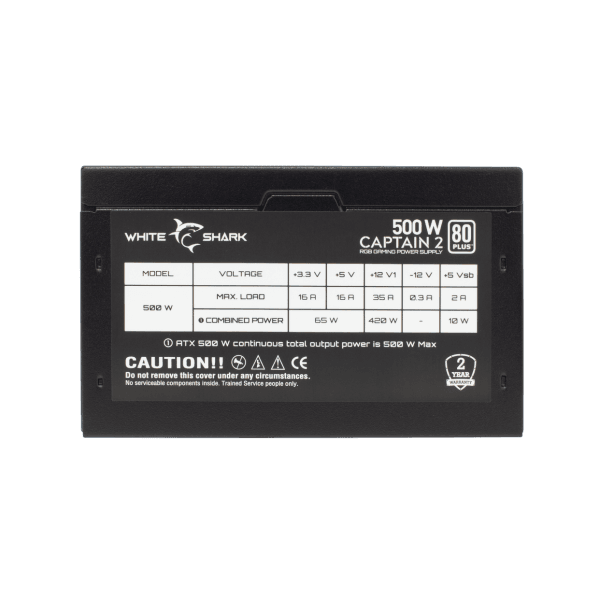 White Shark GPSU-W500F CAPTAIN-2 500W 80+ RGB