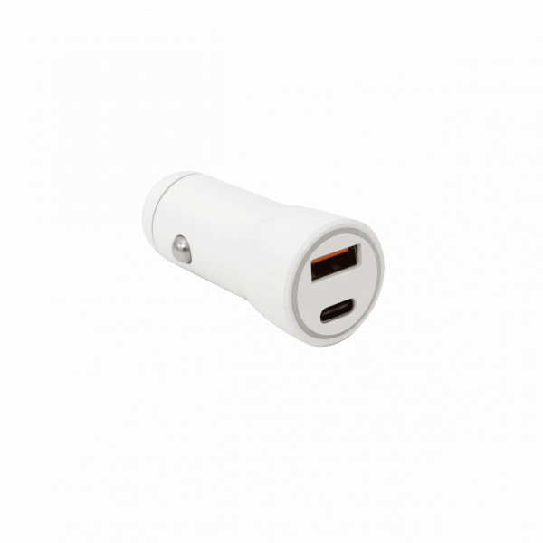 USB CAR CHARGER SBOX CC-095 / 2 PORTS - 20 W White