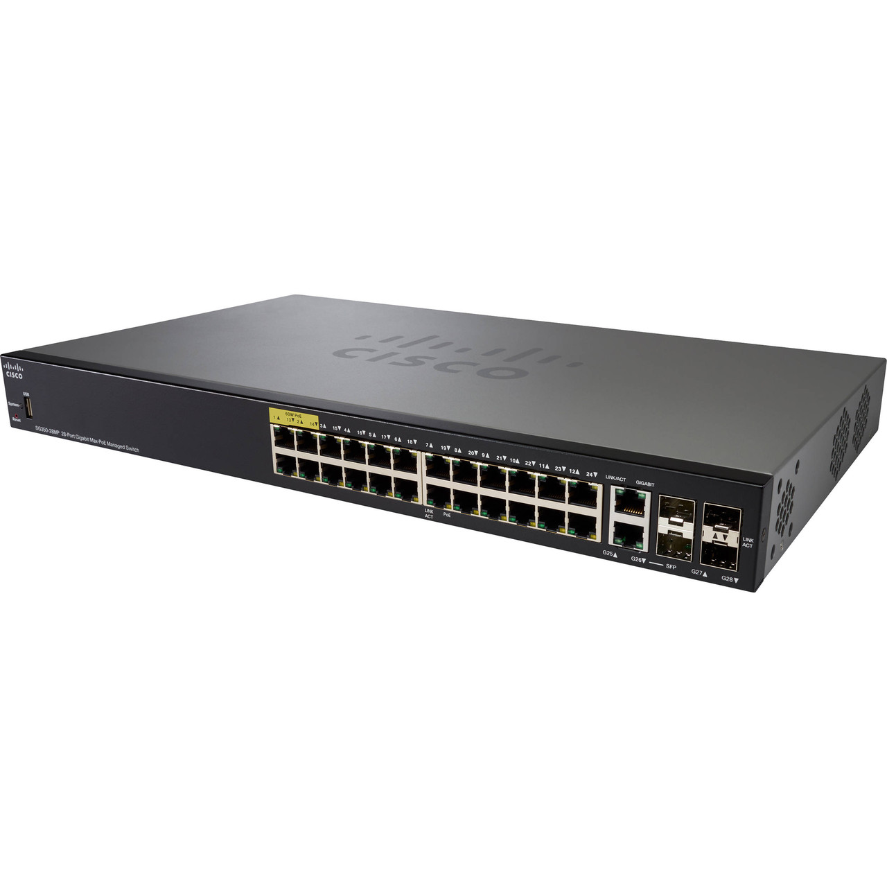 CISCO MANAGED SWITCH. SG350-28 28-PORT GIGABIT CISCO MANAGED SWITCH. SG350-28 28-PORT GIGABIT