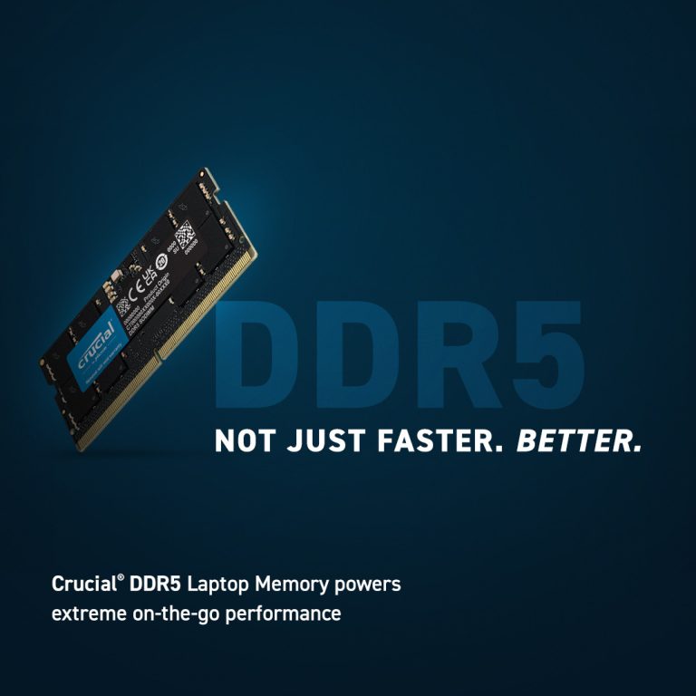 RAM DDR5 SODIMM 4800Mhz Crucial 32GB Modul CL40 CT32G48C40S5