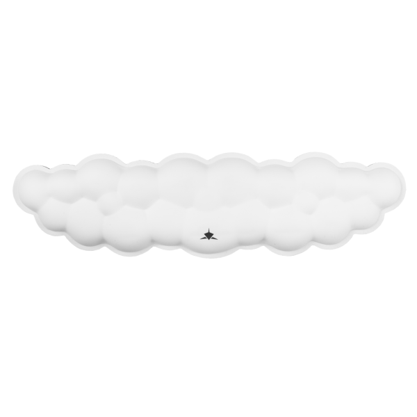 White Shark WRIST REST FOR KEYBOARD KP-012 CUMULUS-W WHITE
