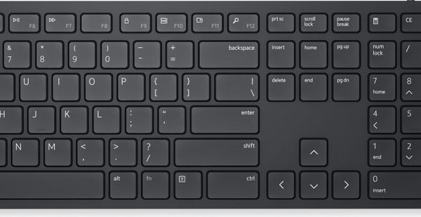 Dell Keyboard and Mouse KM5221W Pro Wireless US International (QWERTY) – (RTL BOX ) Black