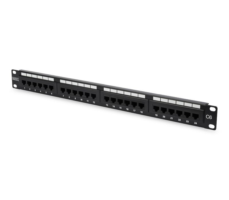 Logilink Patch Panel Cat 6 19" 24 x RJ45 UTP black Logilink Patch Panel Cat 6 19" 24 x RJ45 UTP black