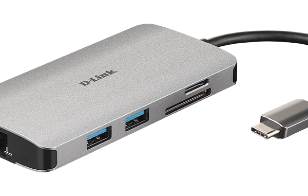 D-link Docking station 8-in-1 USB-C Hub with HDMI/Ethernet/Card Reader/Power Delivery DUB-M810
