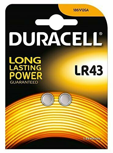 Duracell LR 43 1.5V 2 Coin