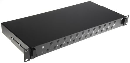 FIBER PATCH PANEL 24 PORTS ST ADAPTER ALS-FPP24-ST