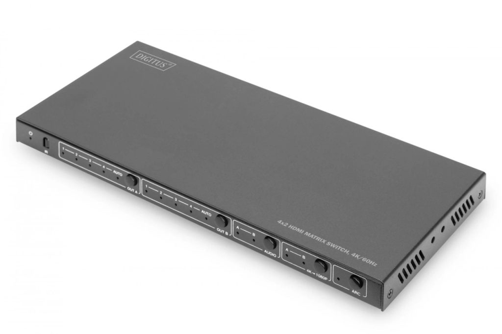 Digitus DS-55509  4x2 HDMI Matrix Switch 4K/60Hz