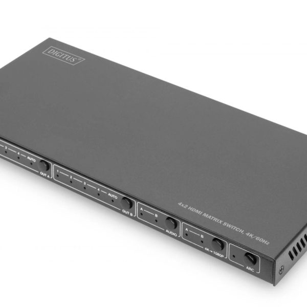 Digitus DS-55509  4x2 HDMI Matrix Switch 4K/60Hz