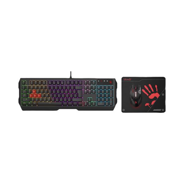 Bloody B1700 Neon Gaming Keyboard Bundle