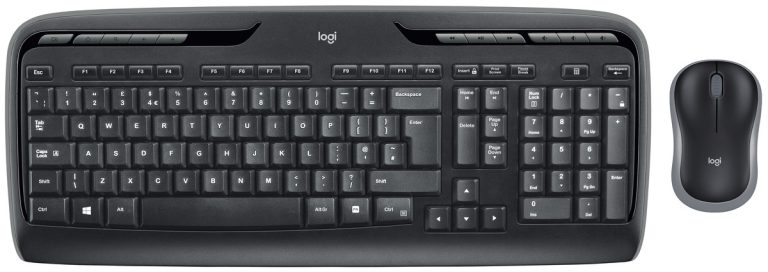 Logitech Keyboard MK330 wireless desktop black 920-003989