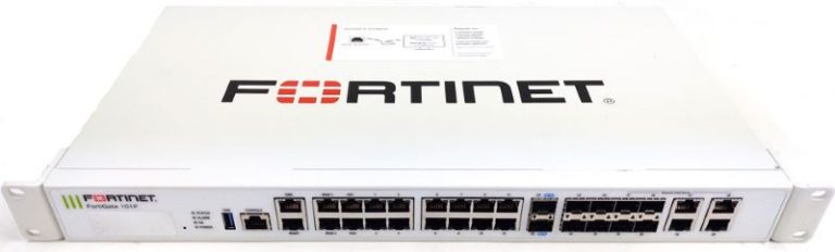 Fortinet Firewall FG-101F 22 x GE RJ45 ports (2xWAN ports 1xDMZ port 1xMgmt port 2xHA ports 16x switch ports) 4SFP ports 2x 10G SFP 480GB onboard storage FortiLinks dual power supplies redundancy