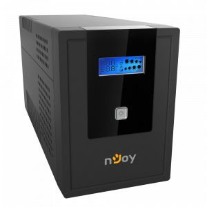 nJoy UPS Cadu 2000VA/1.2KW Single Phase Line-interactive Tower 4xSchuko 1xRj11/Rj45 2x12v9a batteries LCD Display