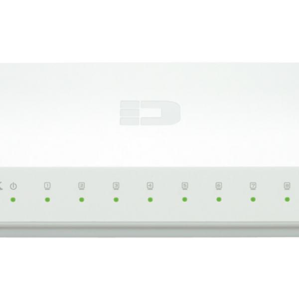 8-PORT FAST ETHERNET EASY DESKTOP SWITCH GO-SW-8E