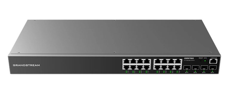Grandstream GWN7802 16 port Gigabit Layer 2+ Managed Switch + 4 Gigabit SFP port