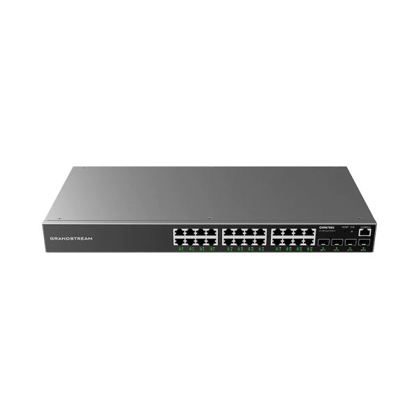 Grandstream GWN7803 24 port Gigabit Layer 2+ Managed Switch + 4 Gigabit SFP port
