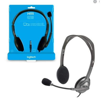 Logitech H110 Stereo Headset On Ear Wired 981-000593