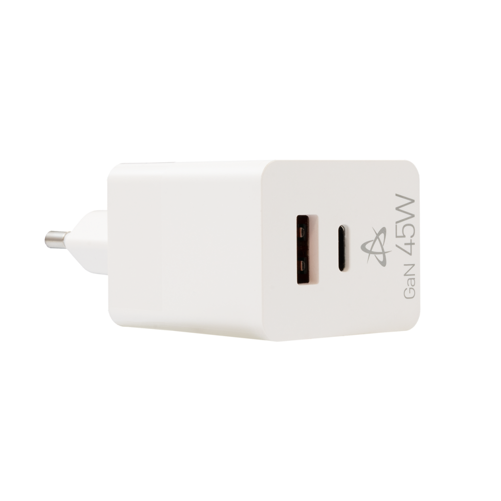 USB HOME CHARGER HC-45 / 2 INPUTS 45W GAN