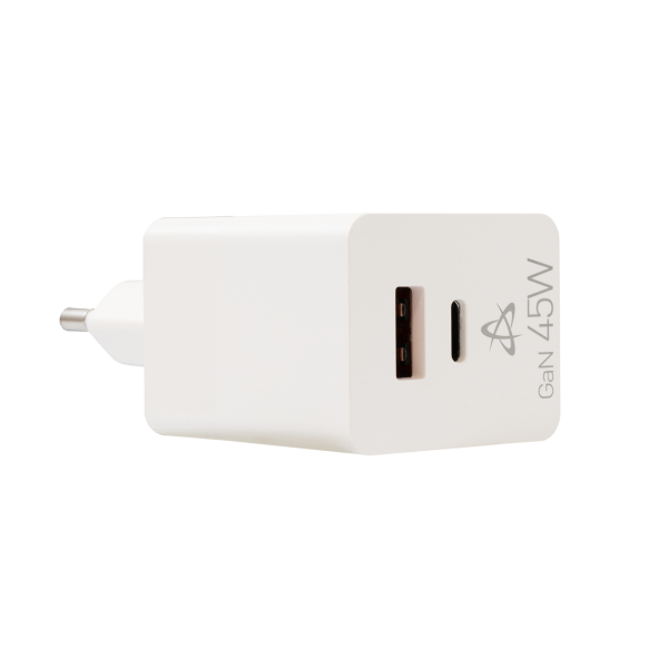 USB HOME CHARGER HC-45 / 2 INPUTS 45W GAN